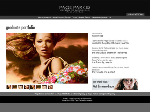 page parkes center for modeling acting cms website design page parkes modeling