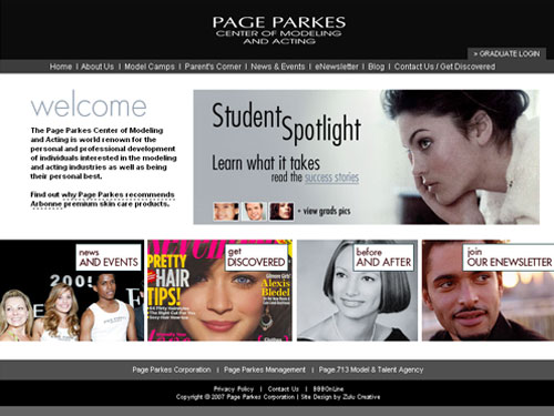 page parkes center for modeling acting cms website design page parkes modeling