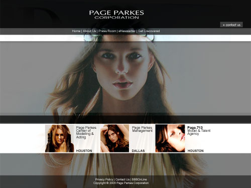 page parkes cms website design development zulu creative page parkes modeling